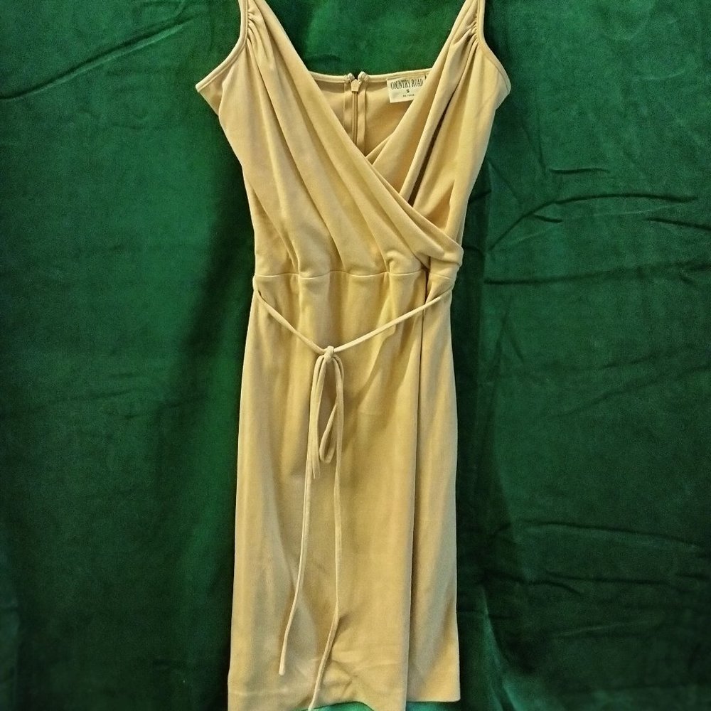 Faux Suede Spaghetti Strap Dress Vintage Country Road Australia